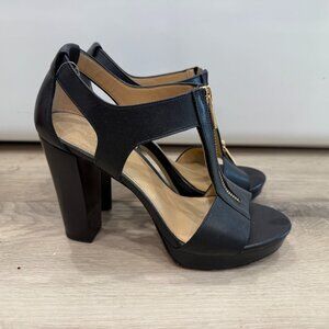 MICHAEL Michael Kors Berkley Mid Platform T-Strap Sandals